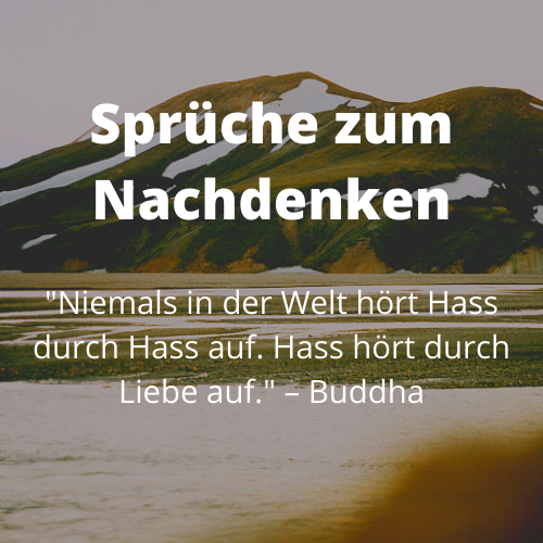 Sprüche zum Nachdenken Stärke deine Persönlichkeit!